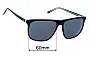 Sunglass Fix Replacement Lenses for Alex Perry AP Men Sun Rx 22 - 60mm Wide 