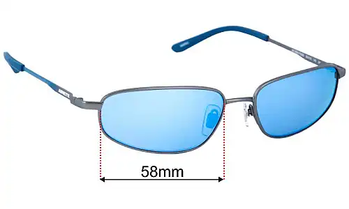 Arnette Narro AN3092 Replacement Lenses 58mm wide 