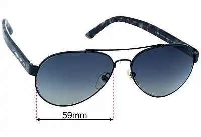 Burberry B 3086 Replacement Lenses 59mm wide 