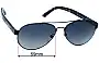 Sunglass Fix Verres de Remplacement pour Burberry B 3086 - 59mm Wide 