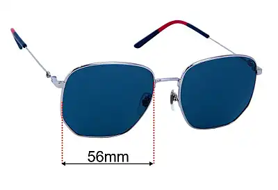 Gucci GG0396O Replacement Lenses 56mm wide 