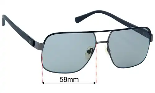 Guess GU00016 Replacement Lenses 58mm wide 