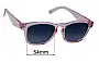 Sunglass Fix Ersatzgläser für Le Specs Players Playa - 54mm Wide 
