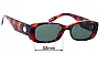 Sunglass Fix Ersatzgläser für Le Specs Unreal! - 52mm Wide 