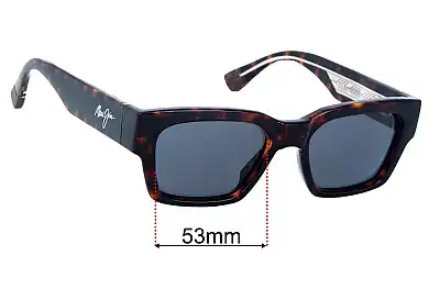 Maui Jim Kenui MJ642 Replacement Lenses 53mm wide 