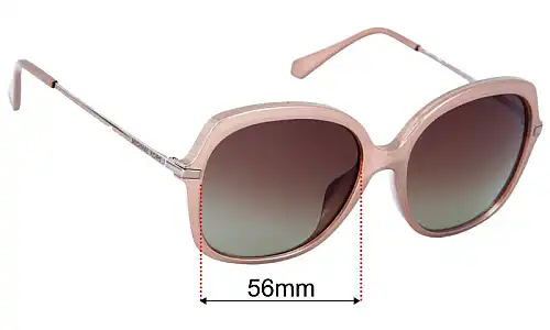 Michael Kors MK2149U Geneva Replacement Lenses 56mm wide 