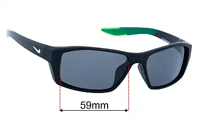 Nike CT8228 Brazen Shadow Replacement Lenses 59mm wide 