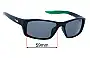 Sunglass Fix Lentes de Repuesto para Nike CT8228 Brazen Shadow - 59mm Wide 