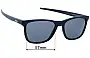 Sunglass Fix Verres de Remplacement pour Oakley Centerboard OX8163 - 57mm Wide 