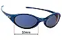 Sunglass Fix Replacement Lenses for Oakley Eye Jacket - 58mm Wide 