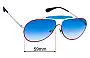 Sunglass Fix Ersatzgläser für Prada SPR56S - 59mm Wide 