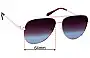 Sunglass Fix Replacement Lenses for Quay High Key - 64mm Wide 