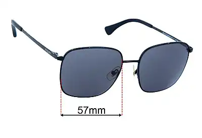 Ralph Lauren RA 4136 Replacement Lenses 57mm wide 
