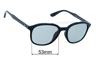 Ray-Ban RB4290F Replacement Lenses 53mm wide 
