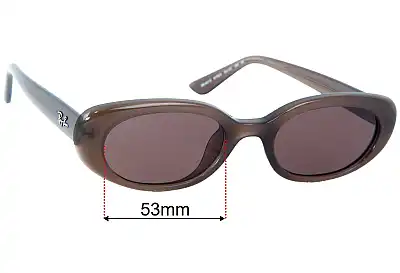 Ray-Ban RB4441D Replacement Lenses 53mm wide 