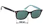Sunglass Fix Replacement Lenses for Ray-Ban RB5375F - 53mm Wide 