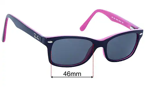 Ray-Ban RB1531 Optics Kids Replacement Lenses 46mm wide 
