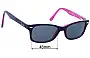 Sunglass Fix Replacement Lenses for Ray-Ban RB1531 Optics Kids - 46mm Wide 