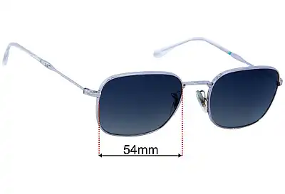 Ray-Ban RB3706 Replacement Lenses 54mm wide 