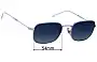 Sunglass Fix Ersatzgläser für Ray-Ban RB3706 - 54mm Wide 