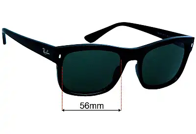 Ray-Ban RB4428 Replacement Lenses 56mm wide 