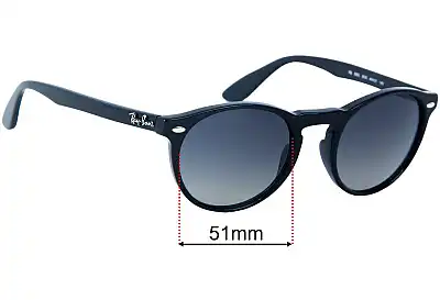 Ray-Ban RB5283 Optics Replacement Lenses 51mm wide 