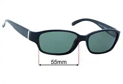 Serengeti Andros Replacement Lenses 55mm wide 