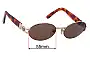 Sunglass Fix Ersatzgläser für Sergio Tacchini ST 1055-S - 55mm Wide 