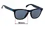 Sunglass Fix Replacement Lenses for SunGod Classics³ - 56mm Wide 
