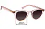 Sunglass Fix Replacement Lenses for Toms  Dustin C - 46mm Wide 