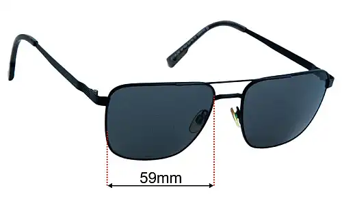 Alex Perry AP Men Sun Rx 23 Replacement Lenses 59mm wide 