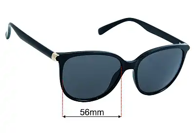 Basque  Hayley Replacement Lenses 56mm wide 