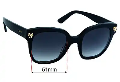 Cartier CT0143S Replacement Lenses 51mm wide 