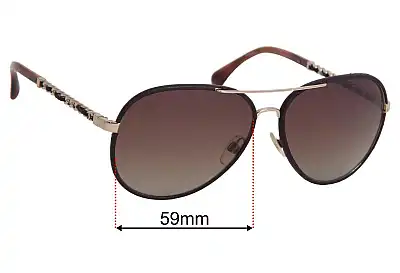 Chanel 4219-Q Ersatzgläser 59mm wide 