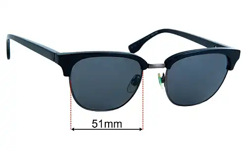 Country Road CR Sun Rx 24 Lentes de Repuesto 51mm wide 