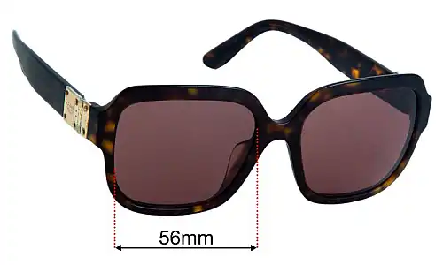 Dolce & Gabbana DG4336F (Low Bridge Fit) Lentilles de Remplacement 56mm wide 