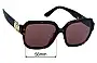 Sunglass Fix Verres de Remplacement pour Dolce & Gabbana DG4336F (Low Bridge Fit) - 56mm Wide 