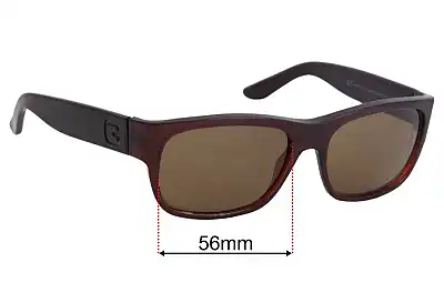 Gucci GG1586/S Replacement Lenses 56mm wide 
