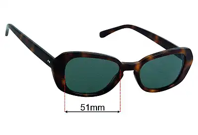 Halcyon Lenny Lentes de Repuesto 51mm wide 
