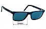 Sunglass Fix Replacement Lenses for Hugo Boss HG 03 - 54mm Wide 