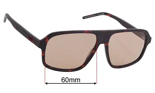 Hugo Boss HG Sun Rx 15 Replacement Lenses 60mm wide 