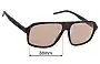 Sunglass Fix Replacement Lenses for Hugo Boss HG Sun Rx 15 - 60mm Wide 