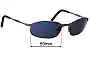 Sunglass Fix Replacement Lenses for Killer Loop KL0501 Ricochet - 59mm Wide 