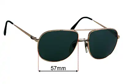 Lacoste L101 Replacement Lenses 57mm wide 