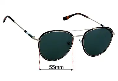Lacoste L102SNDP Replacement Lenses 55mm wide 