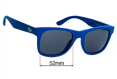 Lacoste L778S Folding Replacement Lenses 52mm wide 
