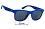 Sunglass Fix Replacement Lenses for Lacoste L778S Folding - 52mm Wide 