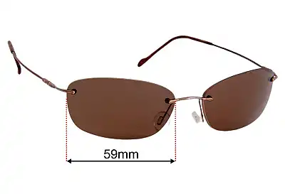 Maui Jim MJ451 Kona Verres de Remplacement 59mm wide 