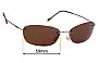 Sunglass Fix Ersatzgläser für Maui Jim MJ451 Kona - 59mm Wide 