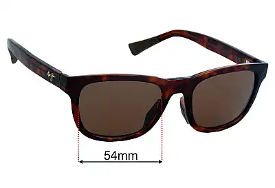 Maui Jim MJ617 Kāpi'i Replacement Lenses 54mm wide 